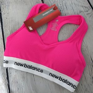 🆕 NWT New Balance Hot Pink Sports Bra S
